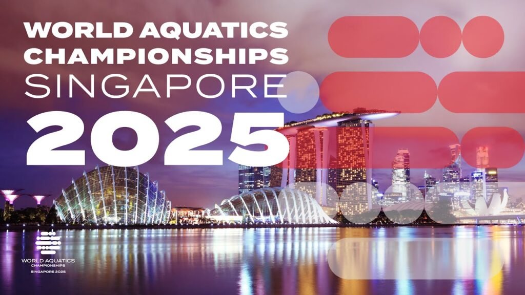Campeonato del Mundo de deportes acuáticos 2025, Singapur. Sedes y calendario